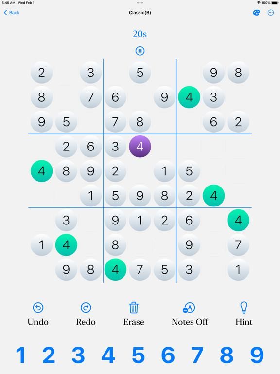 :) Sudoku plus game screenshot