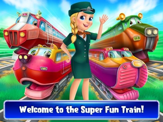 Super Fun Trains game screenshot