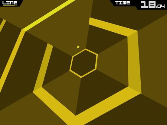 Super Hexagon game screenshot