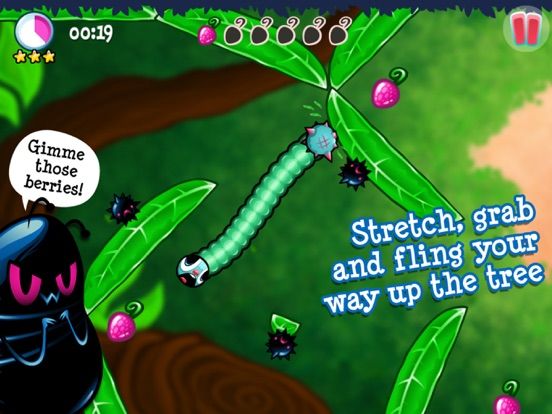 Swingworm game screenshot