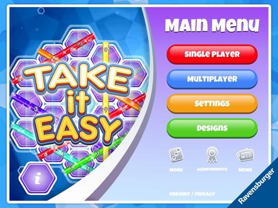 Take It Easy game screenshot