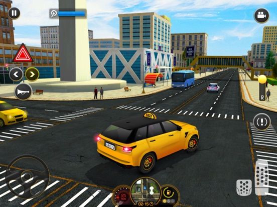 Taxi Driver 3D game screenshot