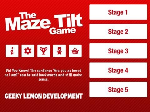 The Maze Tilt Game