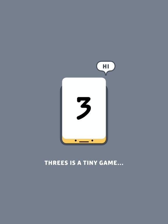 Threes game screenshot