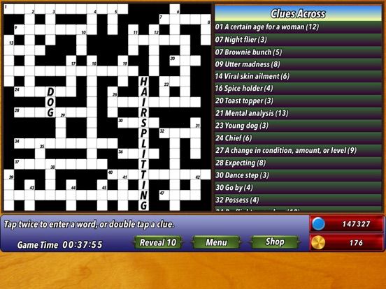 Ultimate Crosswords game screenshot