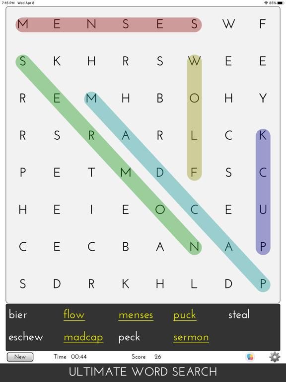 Ultimate Word Search game screenshot