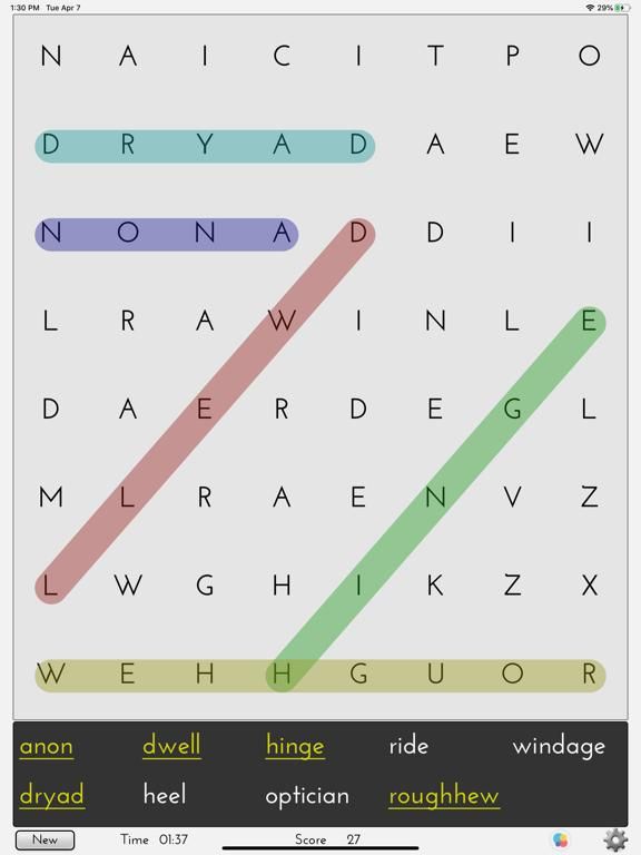 Ultimate Word Search Pro game screenshot