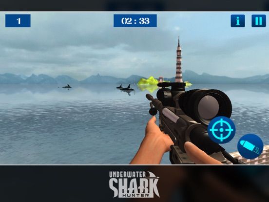 Underwater Shark Evolution game screenshot