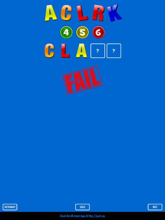 UnScramble The Words