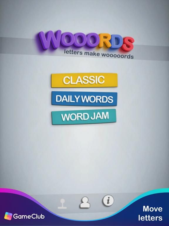 Wooords game screenshot