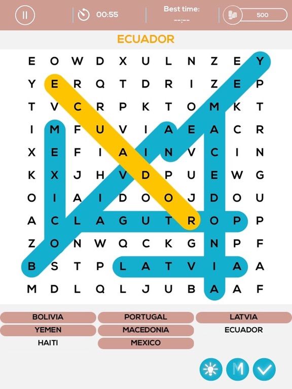 Word Search Puzzle Pack game screenshot