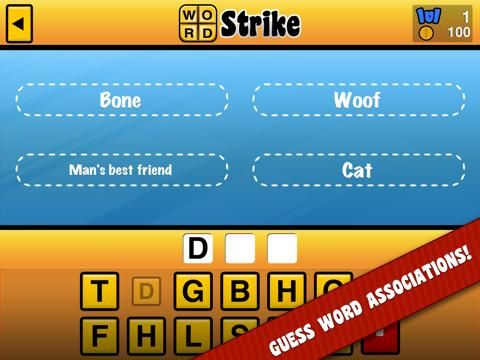 Word Strike game screenshot