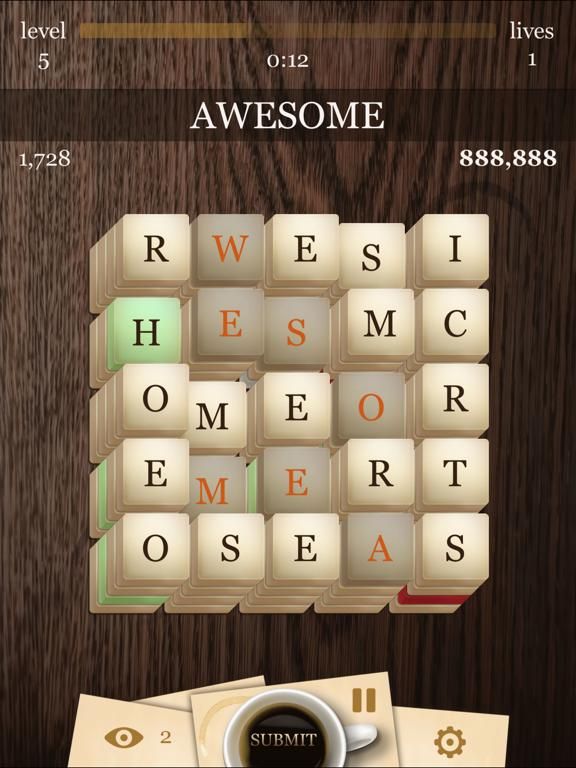 Wordology game screenshot