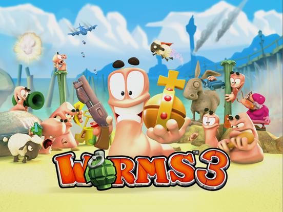 Worms 3 game screenshot