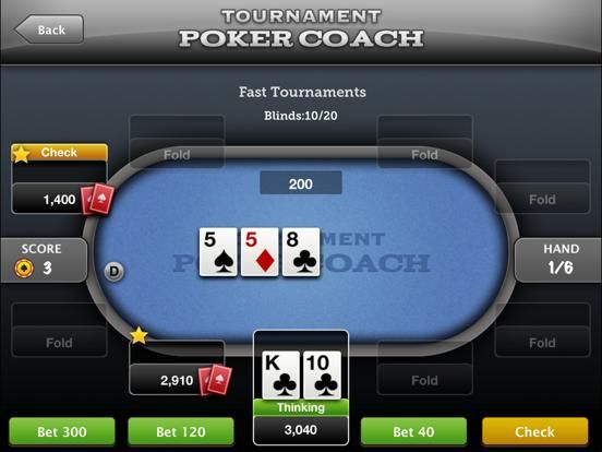 WPT Poker Trainer game screenshot