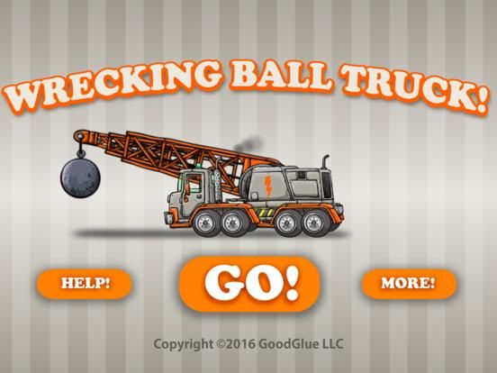Wrecking Ball Truck game screenshot