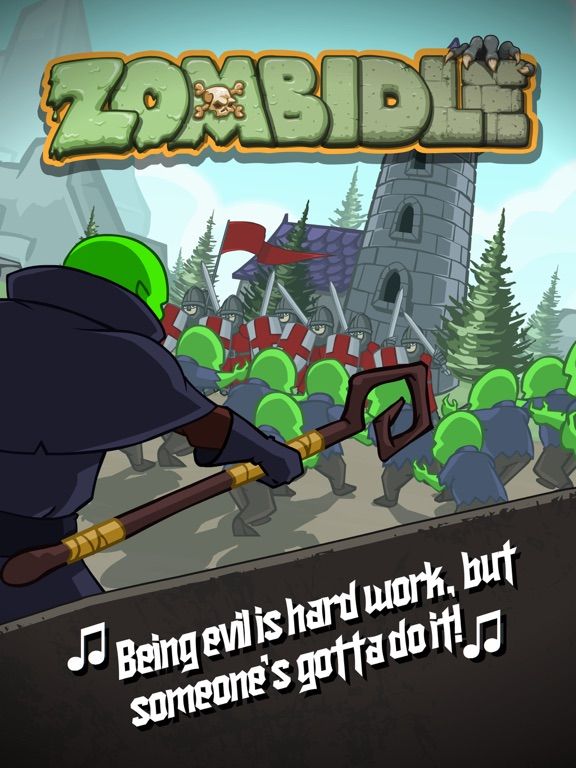 Zombidle game screenshot