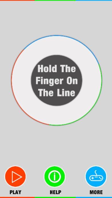 Hold The Finger On The Line iOS