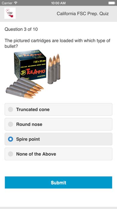 California Firearms Test iOS