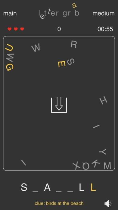 Letter Grab iOS