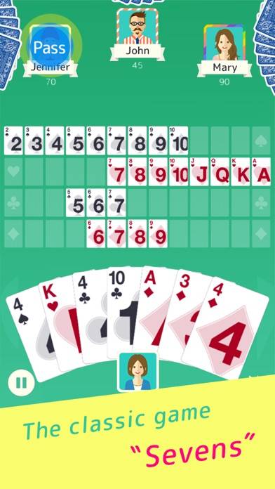 Sevens - Popular Card Game iOS