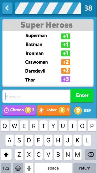 Fight List iOS