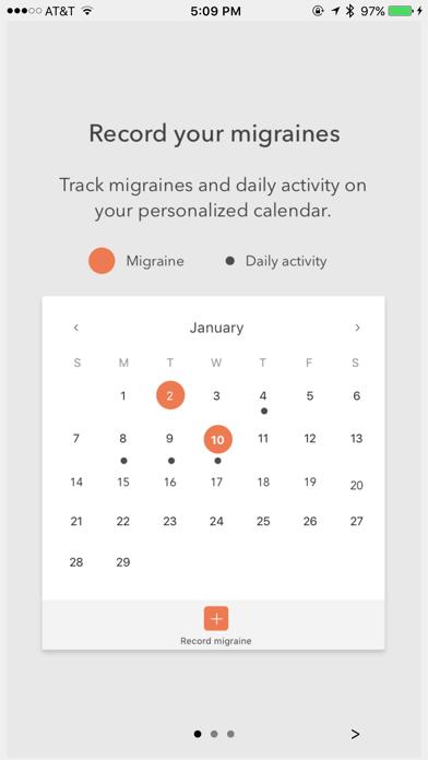 Migraine Alert iOS