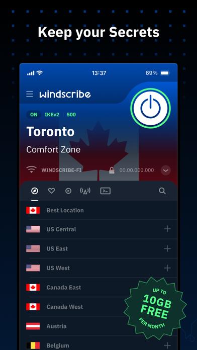 Windscribe VPN iOS