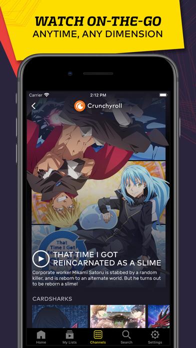 VRV: Anime, game videos & more iOS