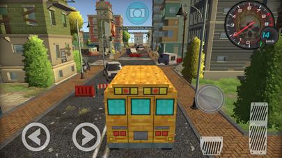 Pixel School Bus Free Style Driving iOS
