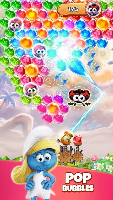 Smurfs Bubble Story iOS
