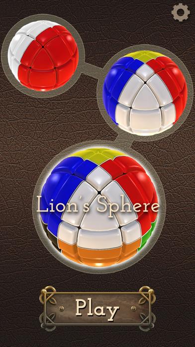 3d puzzle Lion's Sphere iOS