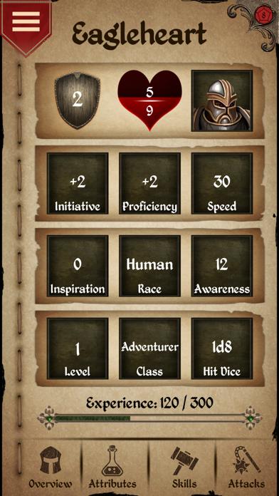 Character Sheet iOS