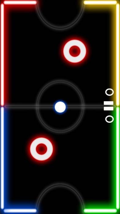 Air Glow Hockey Table Space Arena iOS