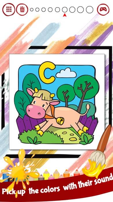Animals alphabet Coloring Book iOS