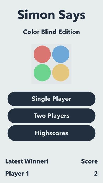 Simon Says: Colorblind Edition iOS