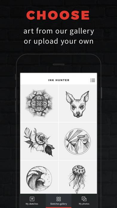 INKHUNTER PRO Tattoos try on iOS