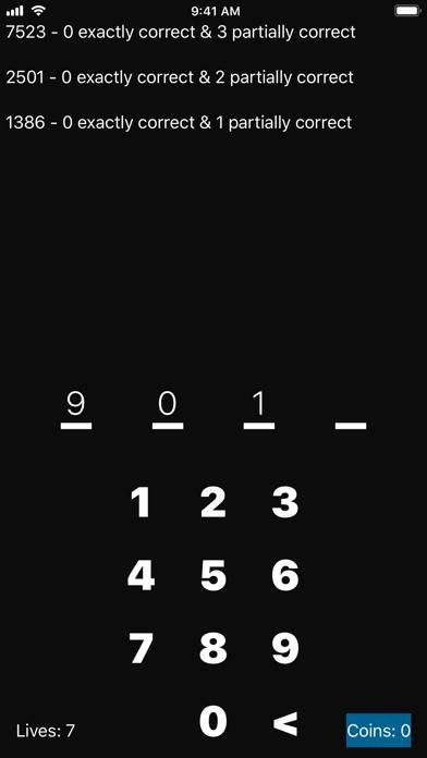 Number MasterMind iOS