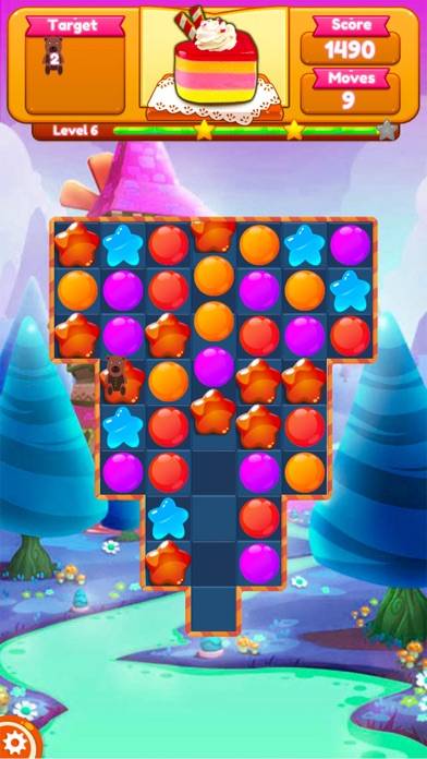 Sweet Candy Blast Fruit puzzle iOS