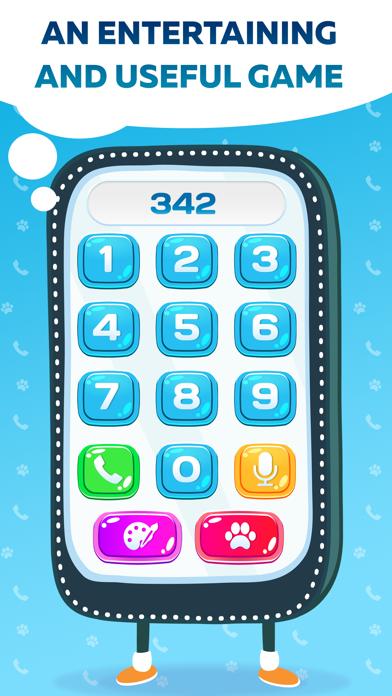 Baby phone with numbers iOS