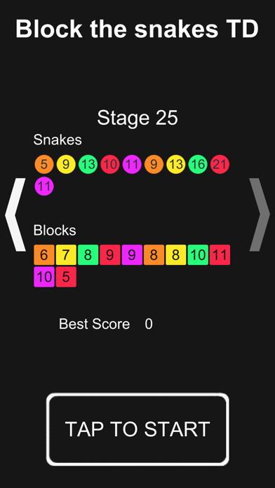 Block the snakes TD iOS