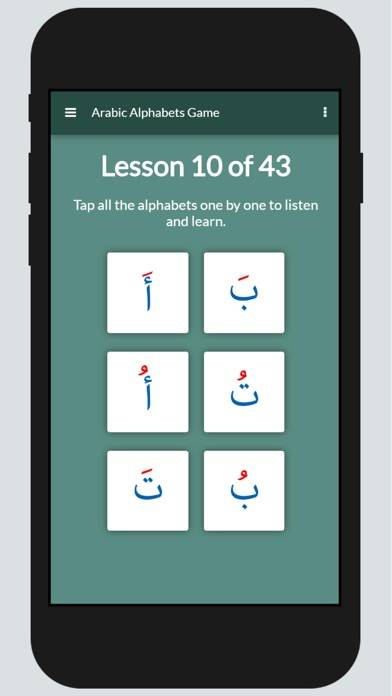 Arabic Alphabets Game iOS