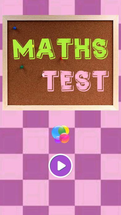 Maths Test iOS