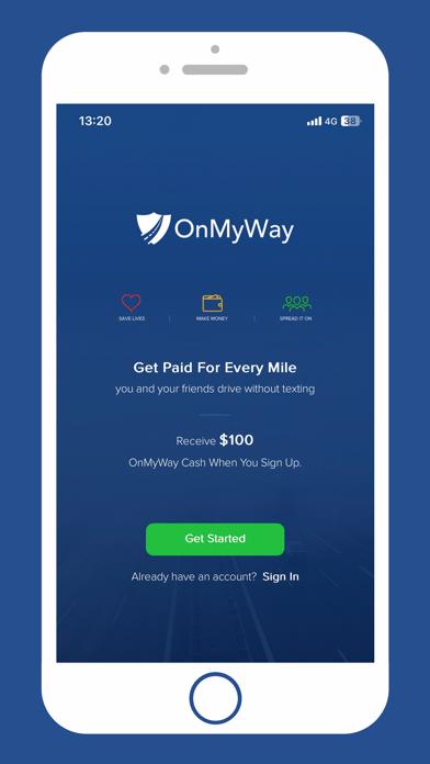 OnMyWay: Drive Safe, Get Paid iOS