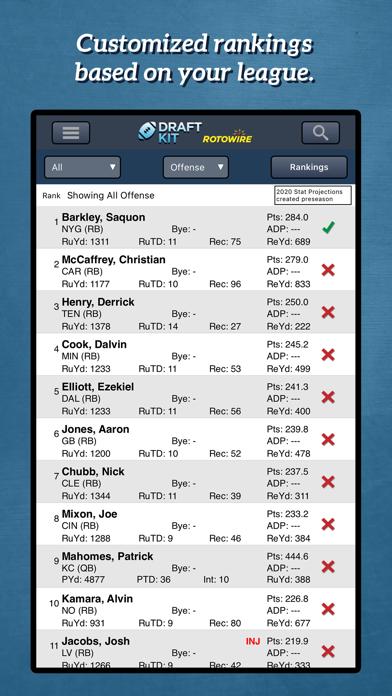 Fantasy Football Draft Kit '20 iOS