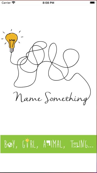 Name Something Game iOS