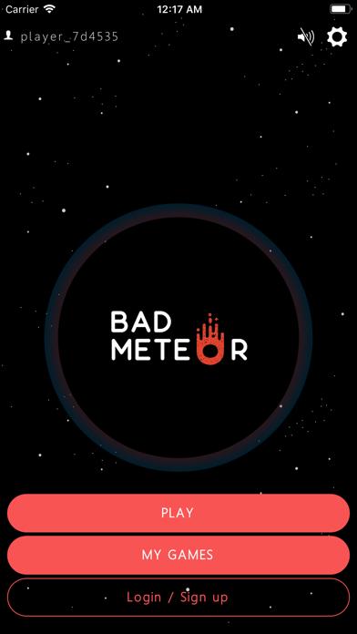 Bad Meteor iOS