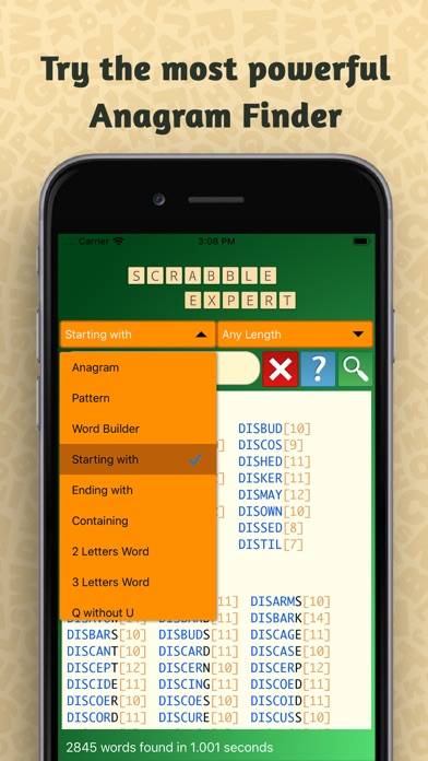 Word Expert (Scrabble tool) iOS