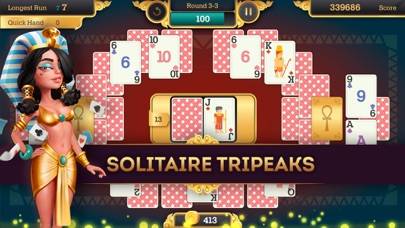 Cleopatra Solitaire TriPeaks iOS