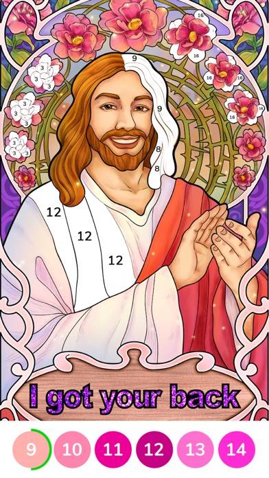 Bible Coloring Paint by Number iOS